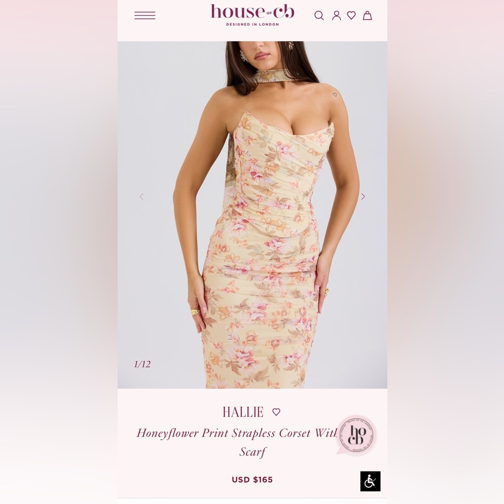 NWT - House of CB matching floral set